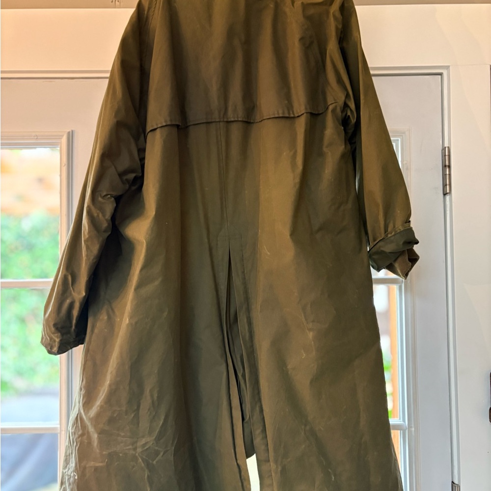 Burberry Waxed Long Barn Jacket L/XL - Picture 12 of 15